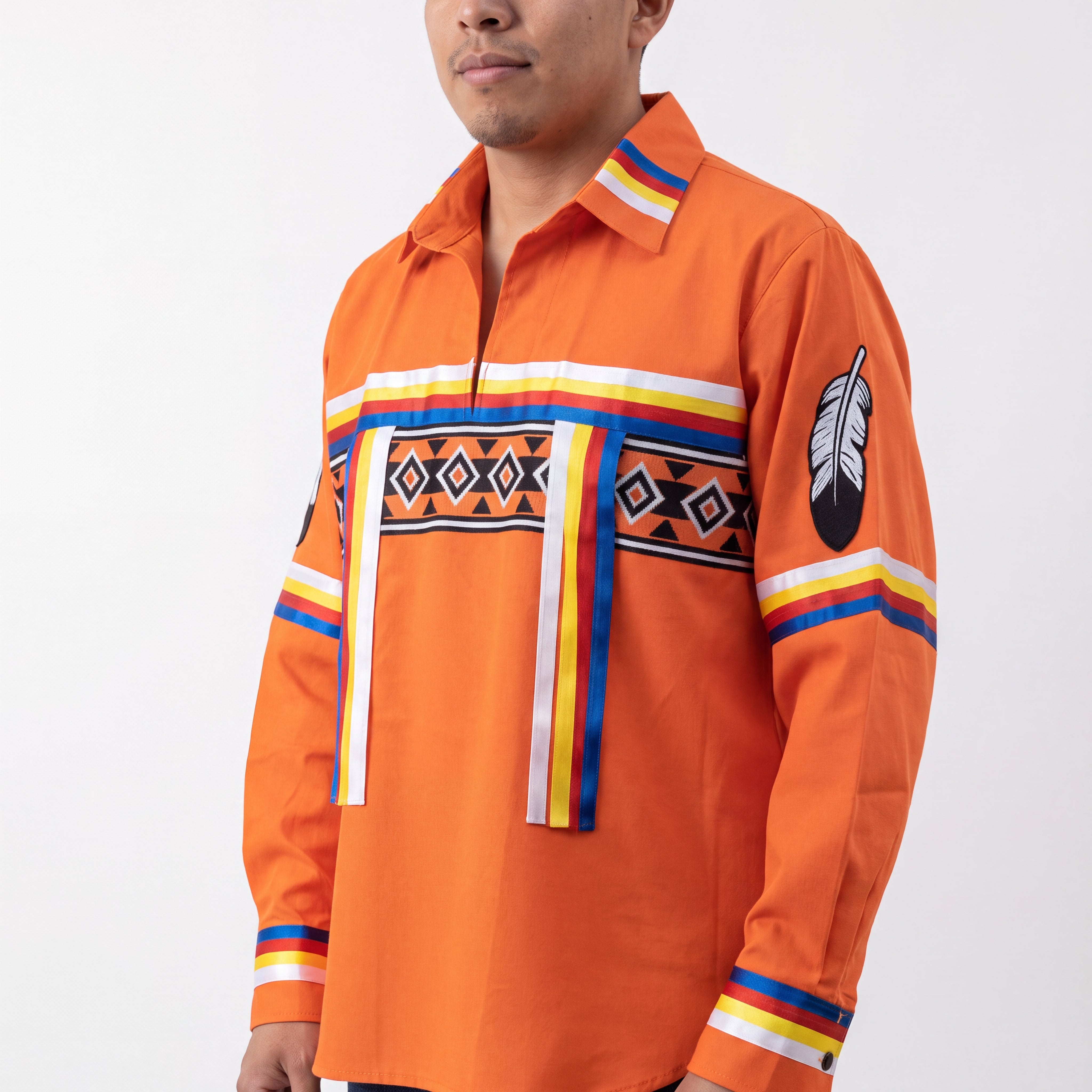 Every Child Matters Ribbon Shirt – Orange Edition | OLDTRIBES
