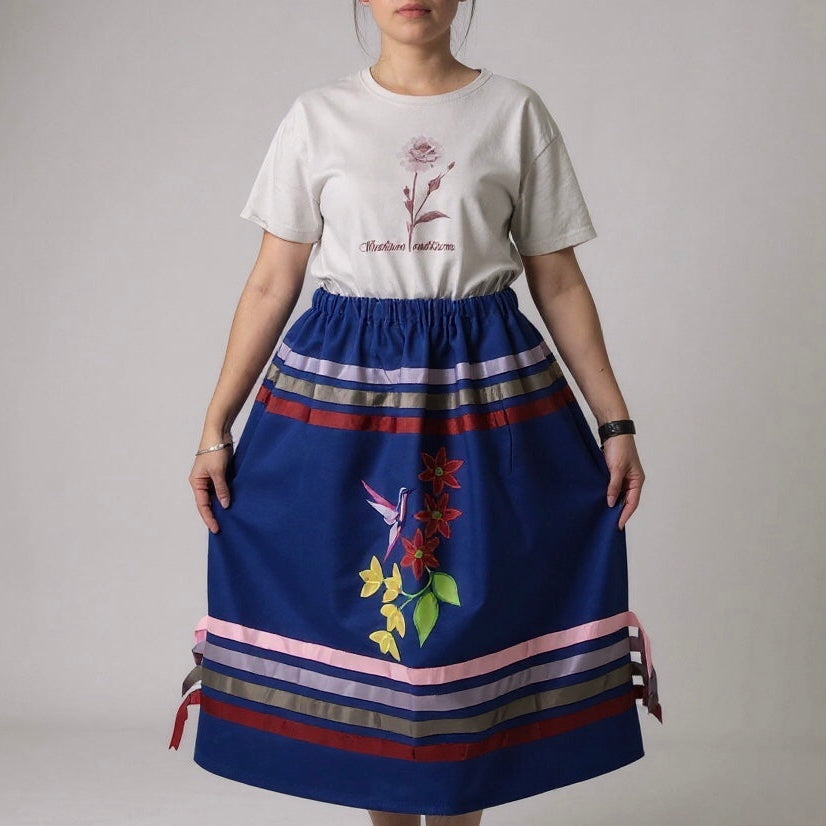 OLDTRIBES™ Dancing Hummingbird Ribbon Skirt – OldTribes
