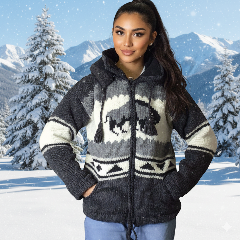 OLDTRIBES™ Majestic Buffalo Wool Jacket – OldTribes
