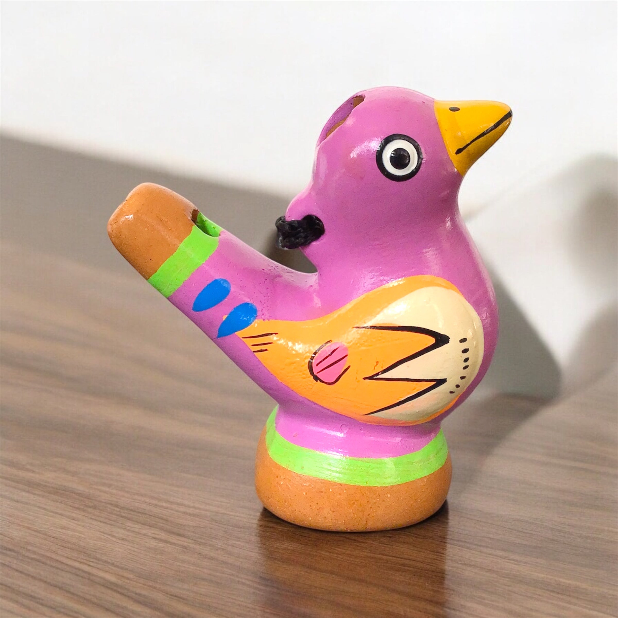 Hand Painted Bird Water Whistle