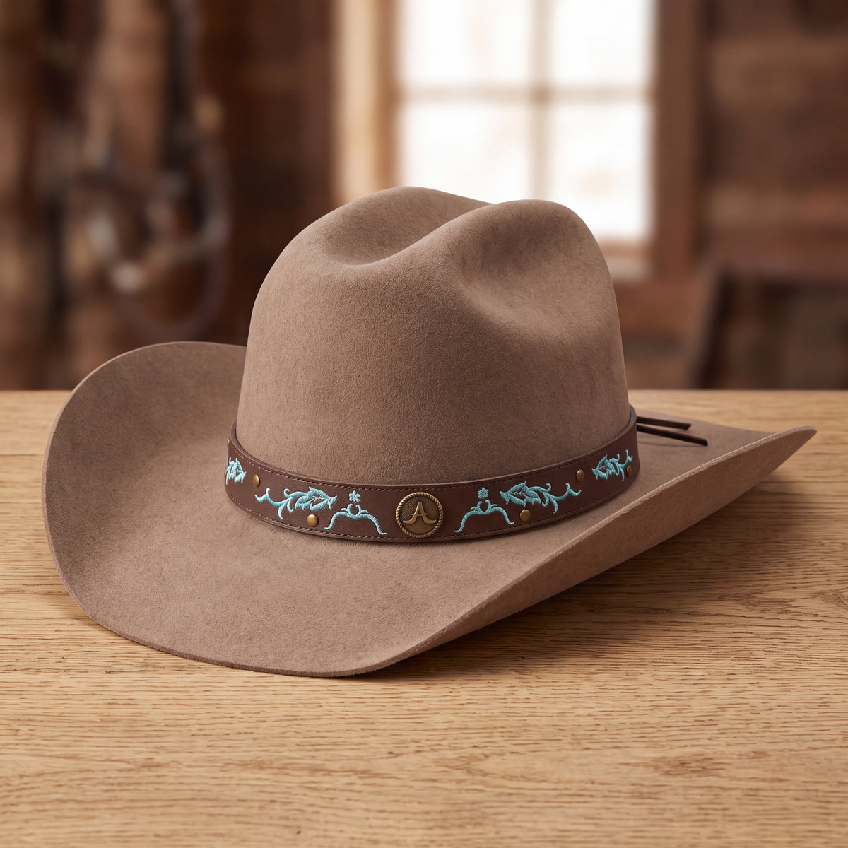 Leather Cowboy Hat Bands