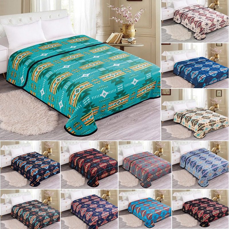 Native Butterfly Polar Fleece Blanket