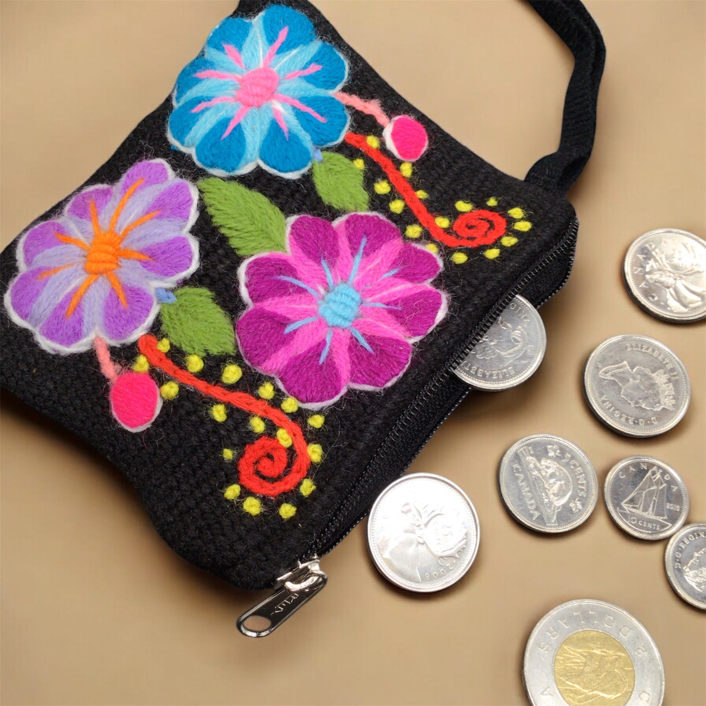 Embroidered Handmade Coin Purse
