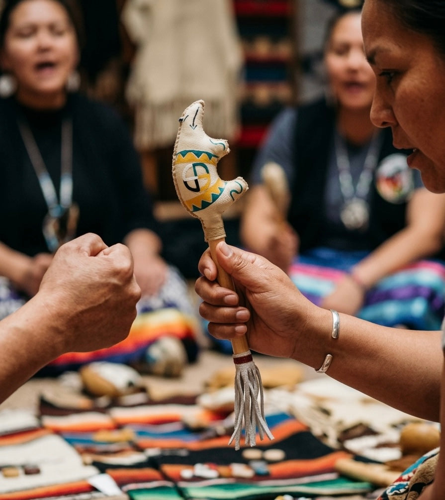 Handcrafted Ceremonial Rattle
