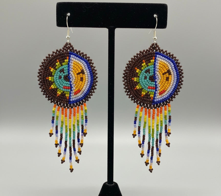 Sun & Moon Beaded Fringe