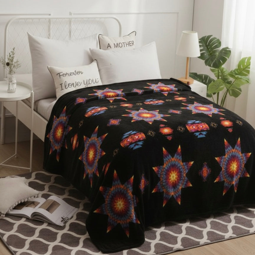 Star burst design Blanket