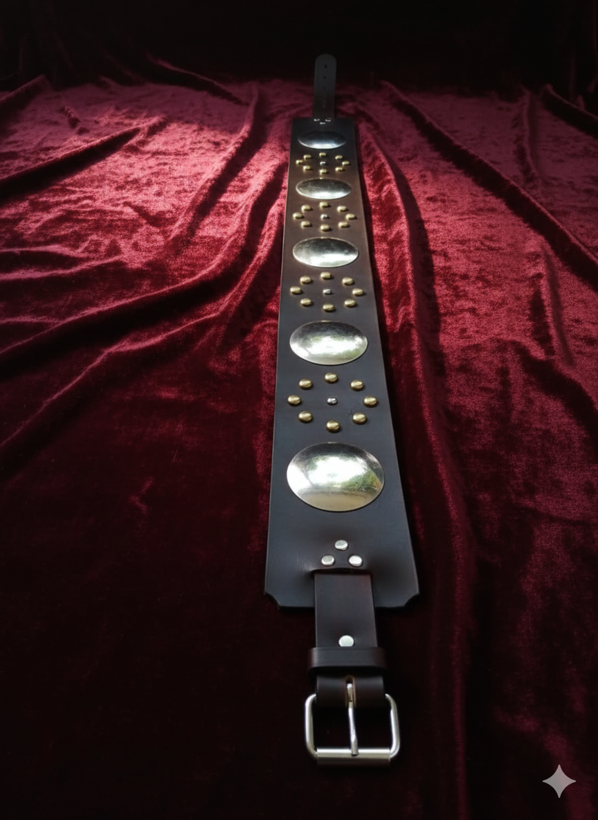 Traditionally Silver or bronze Concho for Belts  decorations