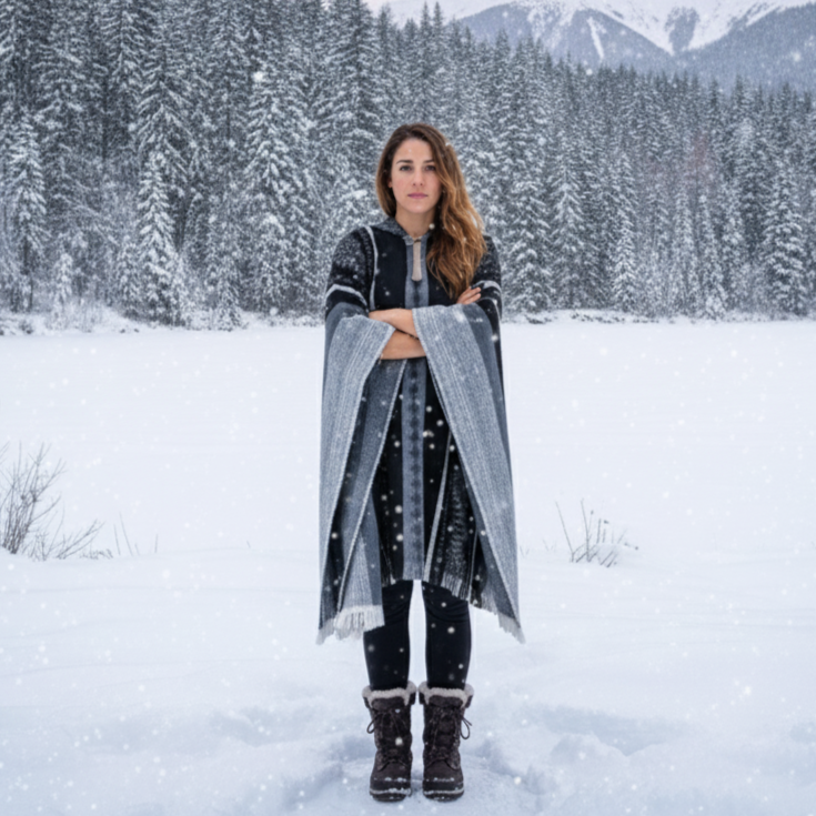 Soft Handmade Wool Ponchos