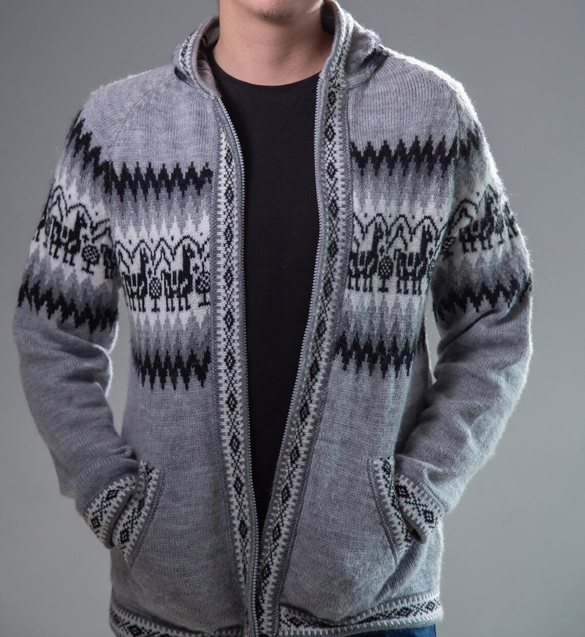 Handmade Men's Woman's  - Unisex Alpaca Sweater