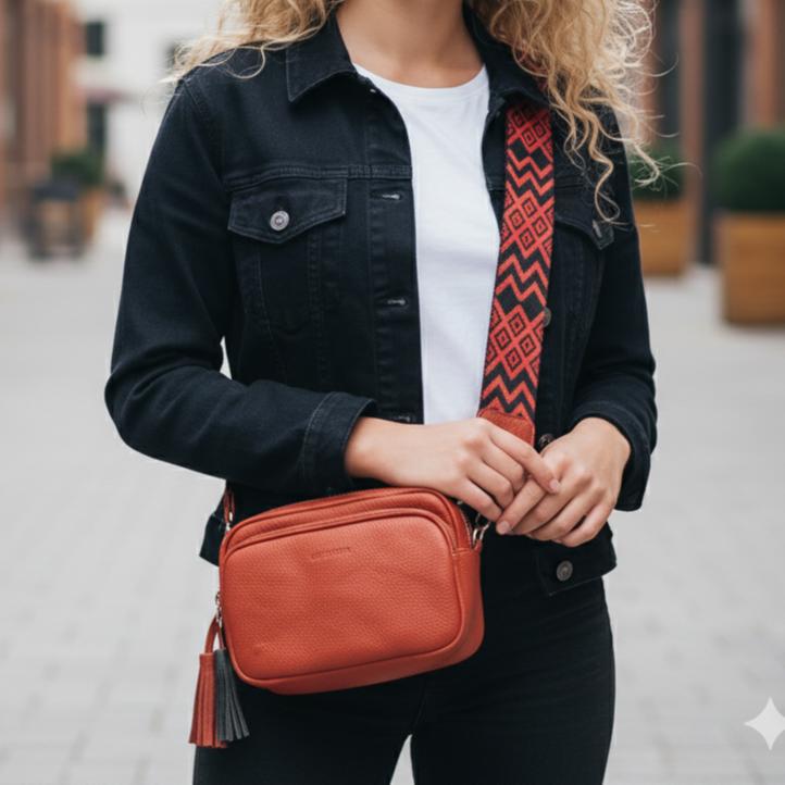 OldTribes™ Faux Leather Crossbody Bag
