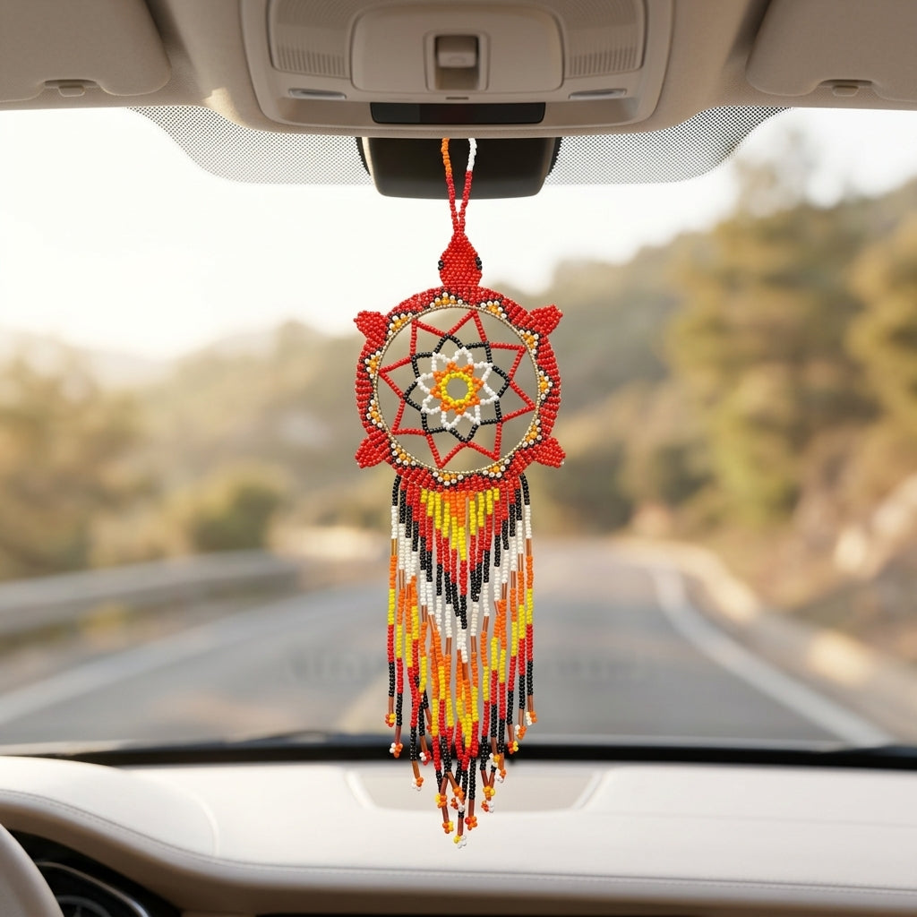 Turtle Beaded Dreamcatchers