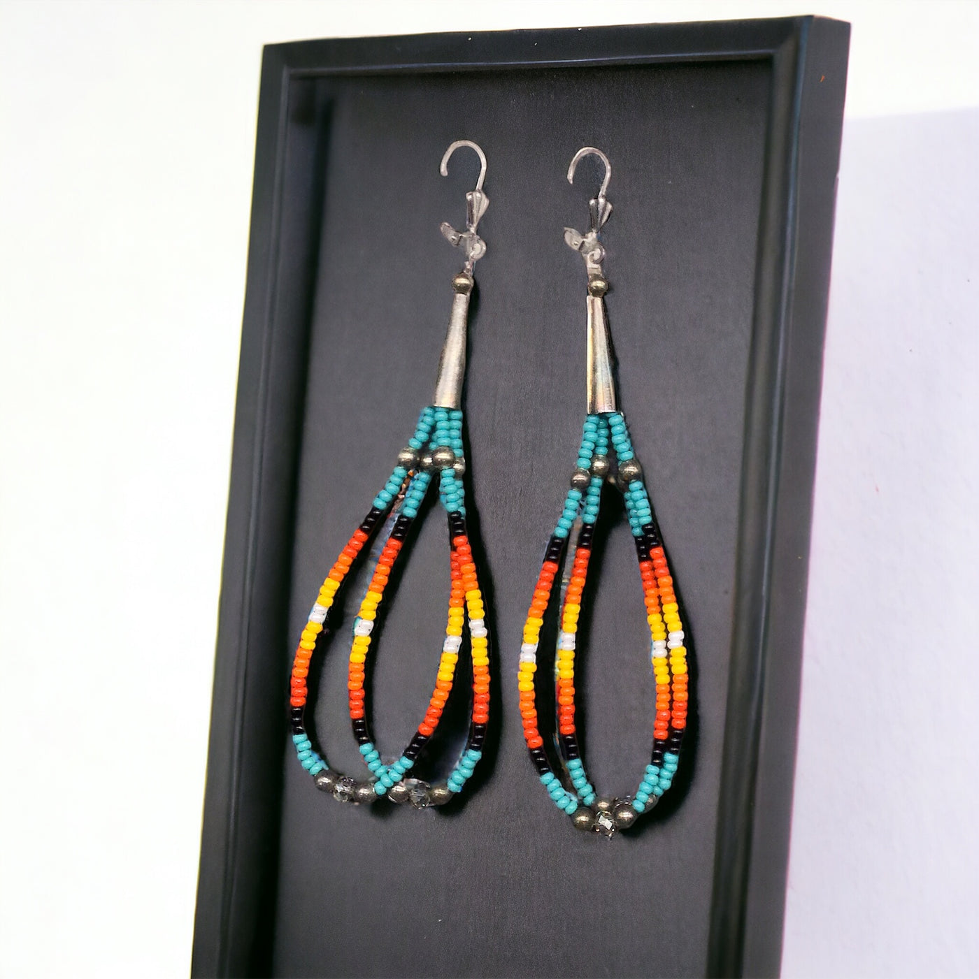 OLDTRIBES™ Double Loop Porcupine Quill Earrings