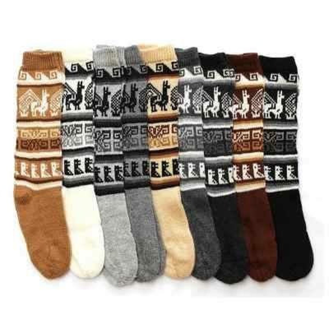 Alpaca wool socks One size