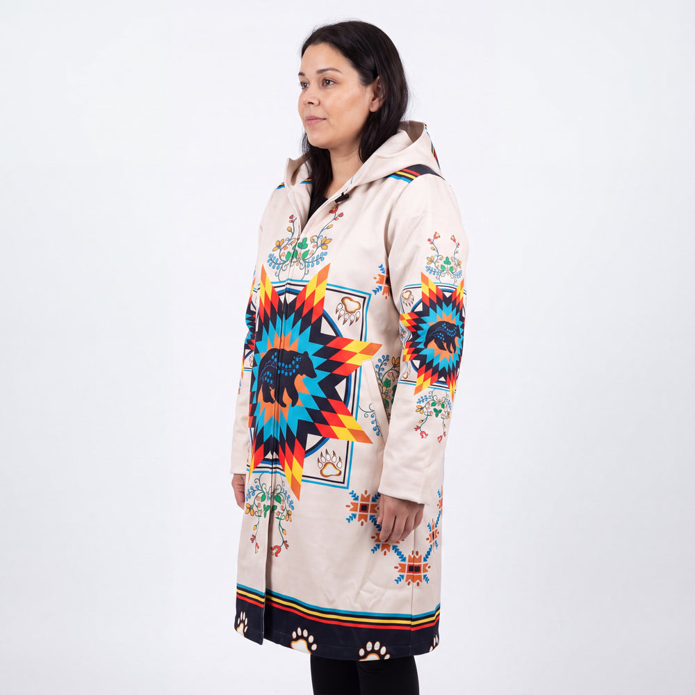 OLDTRIBES Courage bear  Long Coat (white)