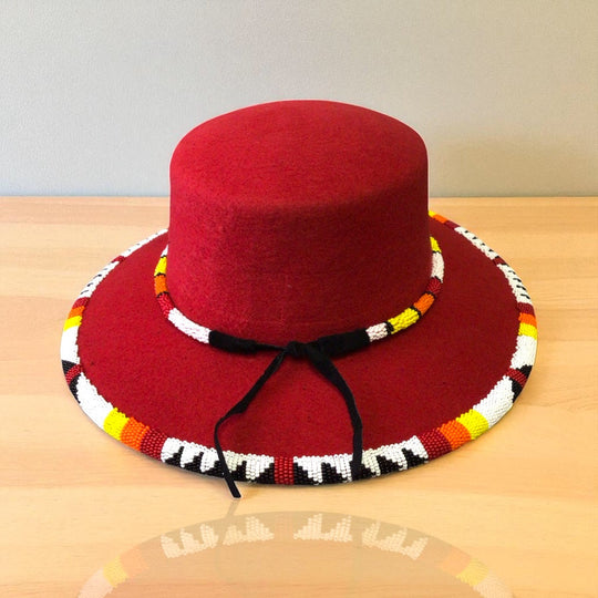 SIZE-59 Handmade Beaded Hat