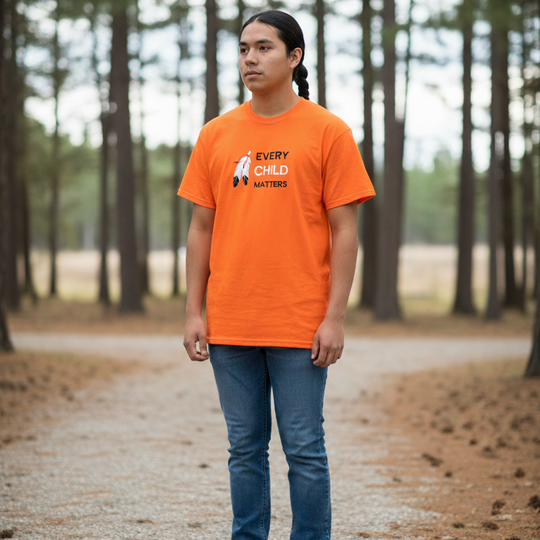 Every Child Matters Shirt (Feathers)