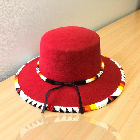 SIZE-59 Handmade Beaded Hat
