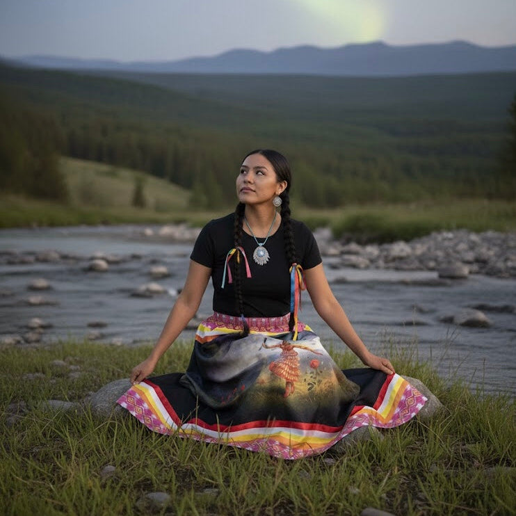 OLDTRIBES™ Dancing of Wind Ribbon Skirt