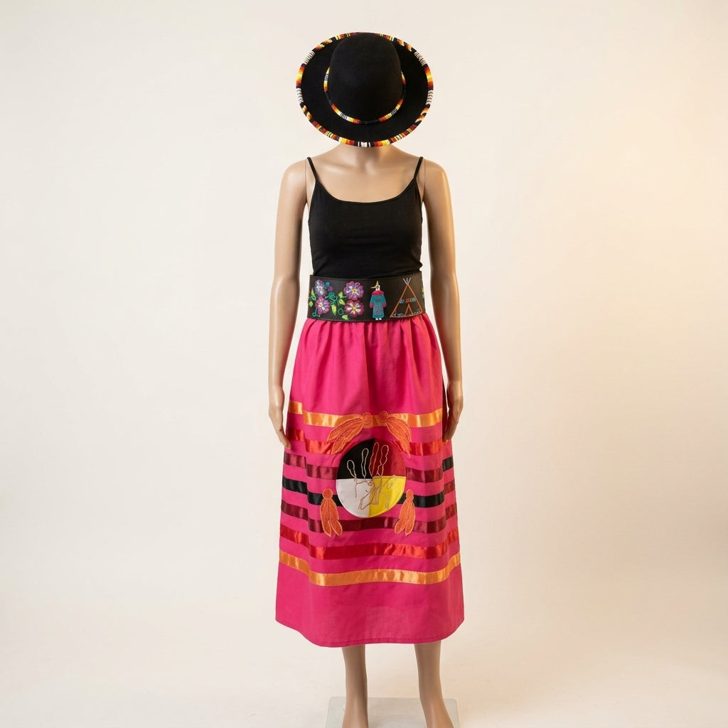 Heritage Leather Regalia Belt (TEEPEE)