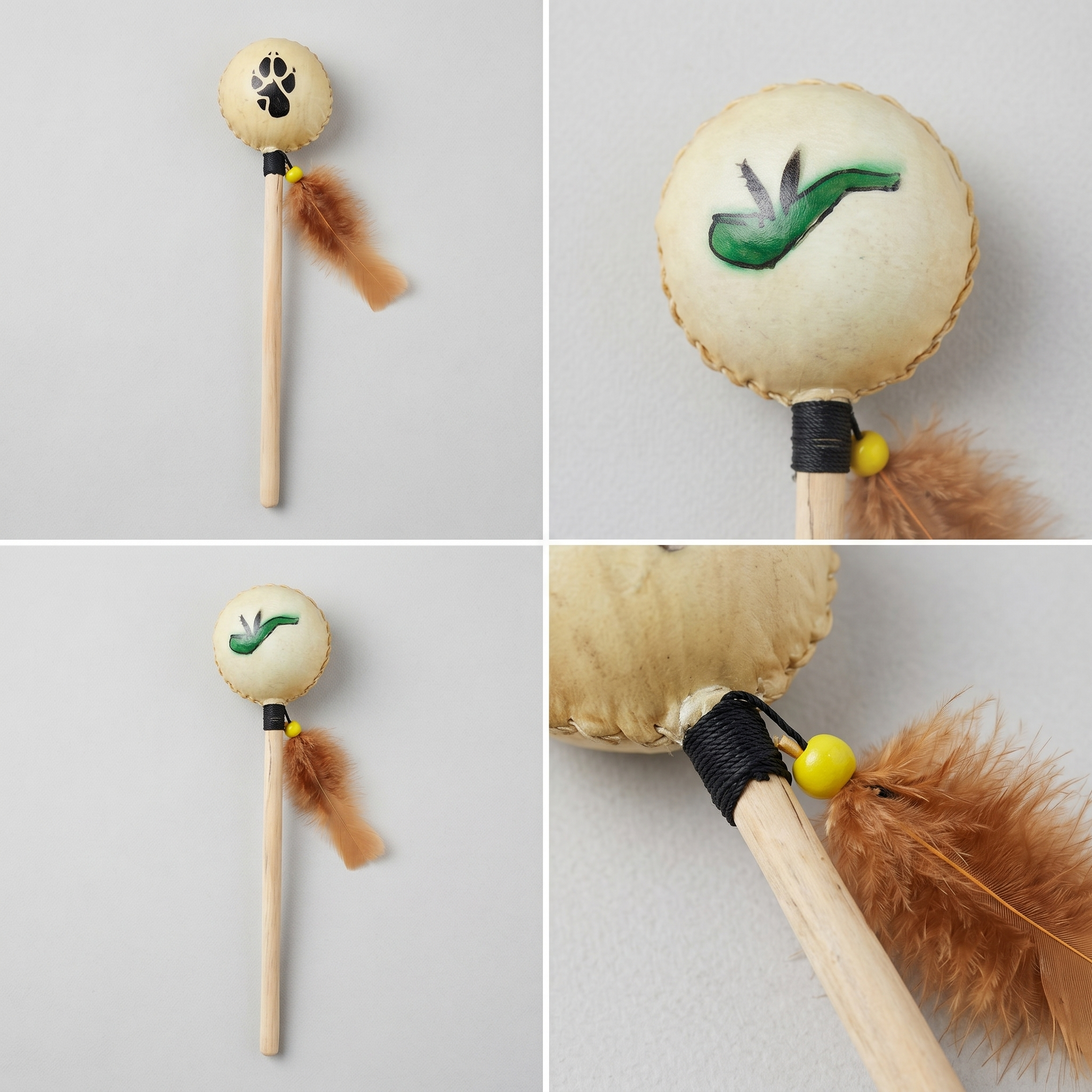 Handcrafted Rattle Handcrafted Ceremonial Rattle (4) | OLDTRIBES – OldTribes