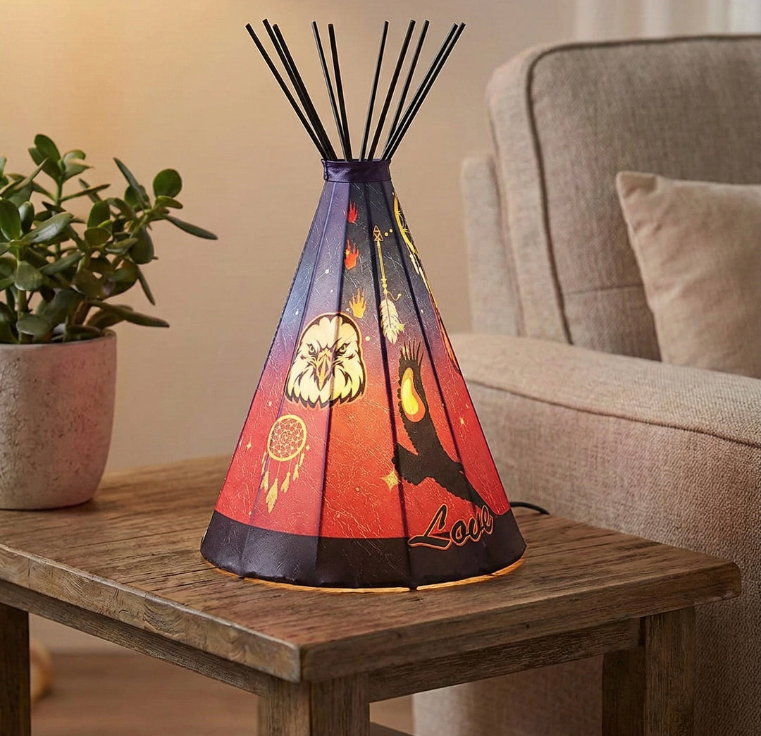 Teepee Table Lamp Eagle