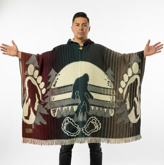 Big foot Hand Made Wool Poncho