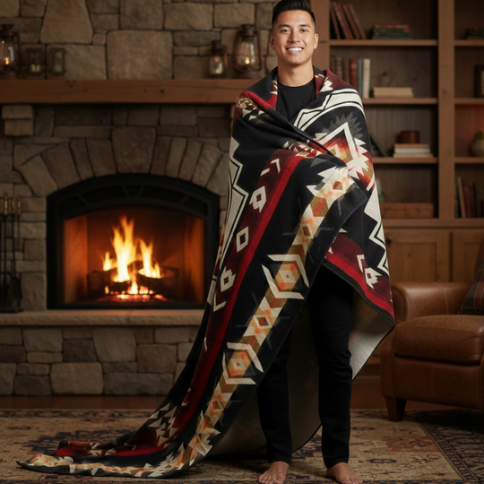 OLDTRIBES™ Four Winds Alpaca Blanket