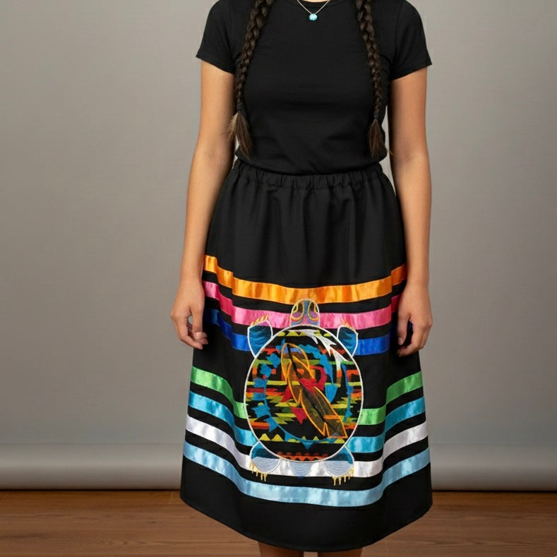 OLDTRIBES™ Youth Turtle Ribbon Skirt