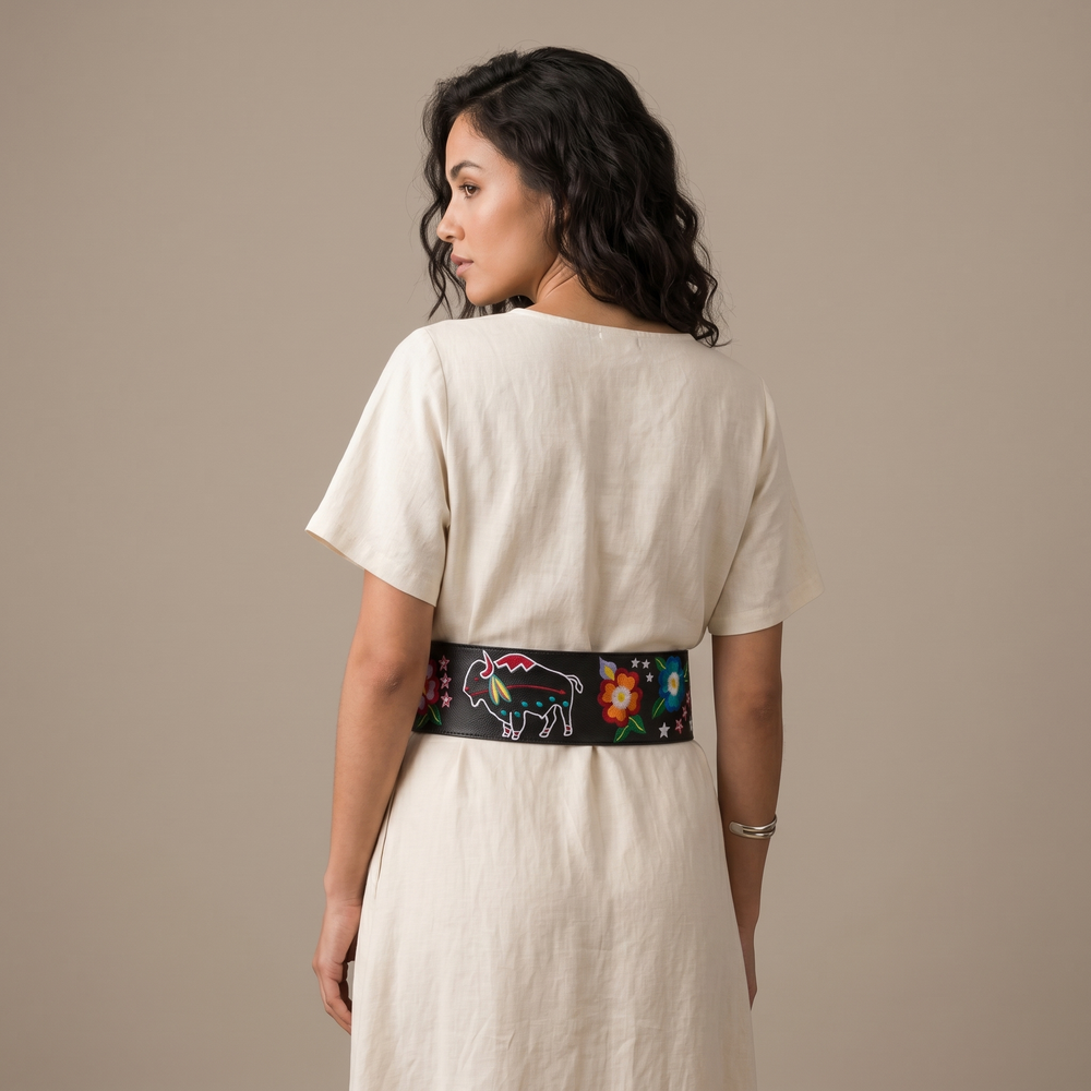 Heritage Leather Regalia  Belt (BUFFALO)