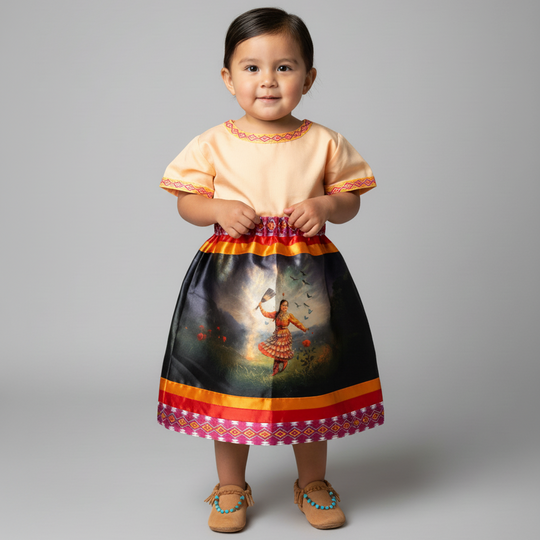 OLDTRIBES™  Infants Dancing of Wind Ribbon Skirt