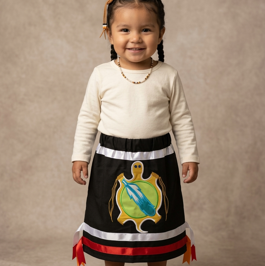 OLDTRIBES Turtle Ground Ribbon Skirt