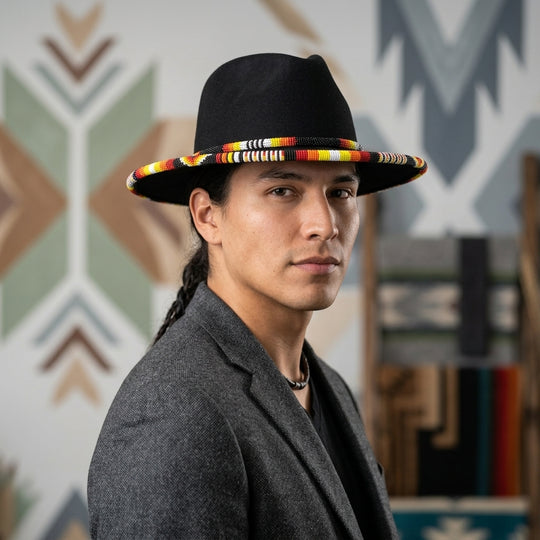 Size-57 Handmade Beaded Hat