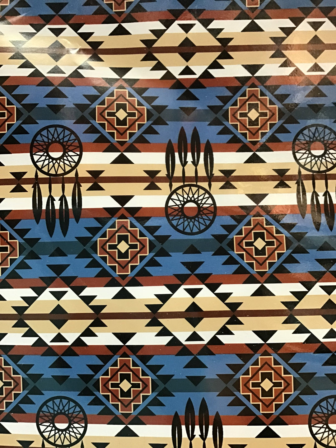 LUXURY PLUSH BLANKET (Navajo Blue)