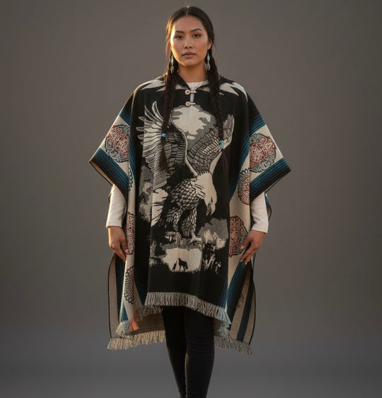 Eagle HandMade Wool Poncho
