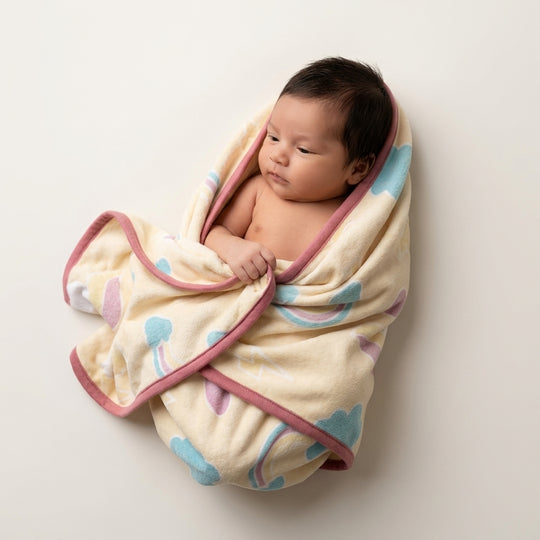 Pastel Yellow Unicorn baby blankets