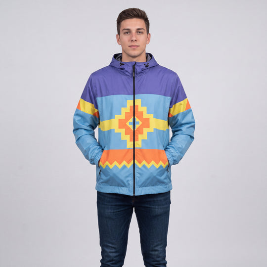 Purple Horizon Windbreaker