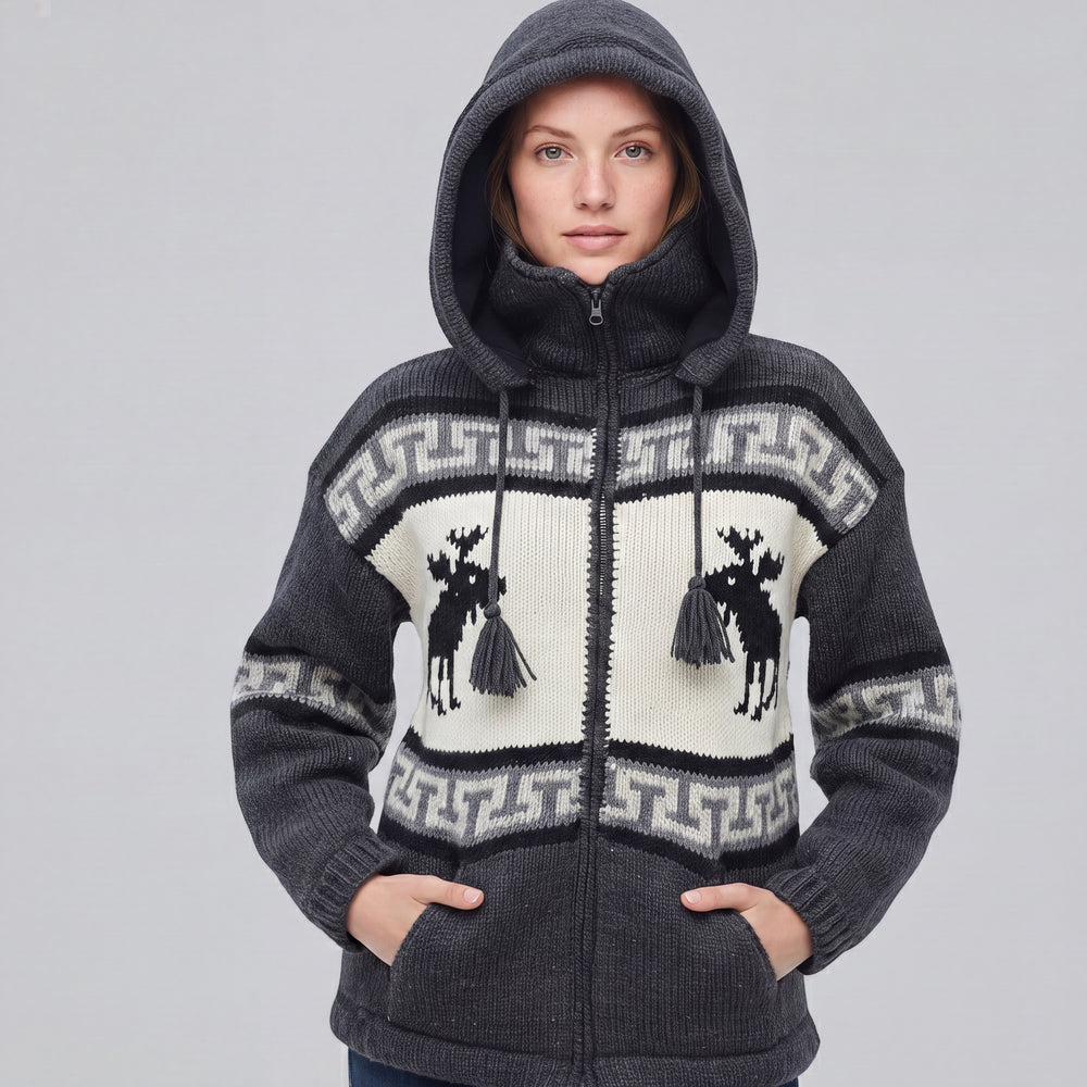 OLDTRIBES™ Sovereign Moose Wool Jacket