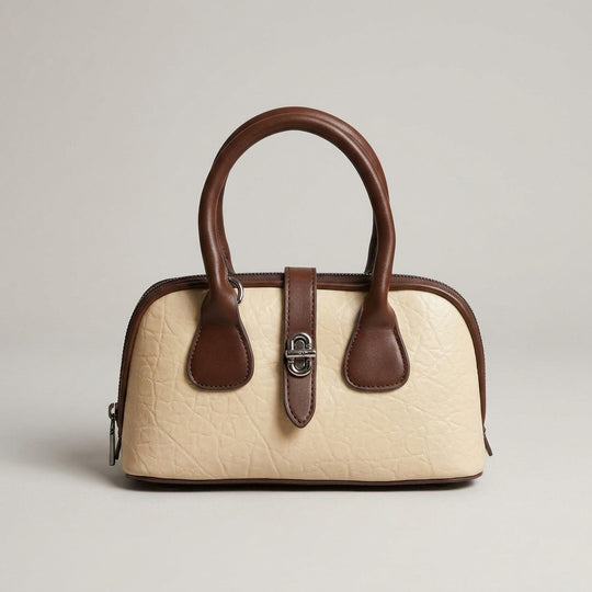 Vintage Mini Barrel Crossbody Handbag