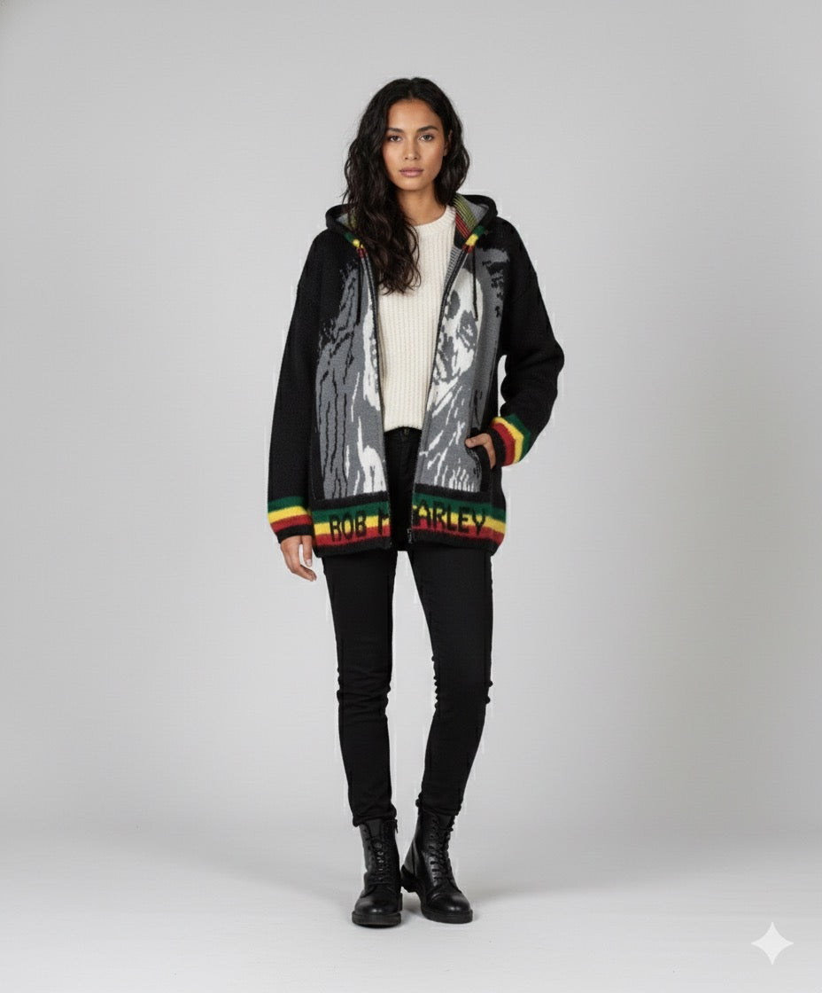Bob Marley Unisex Alpaca Sweater