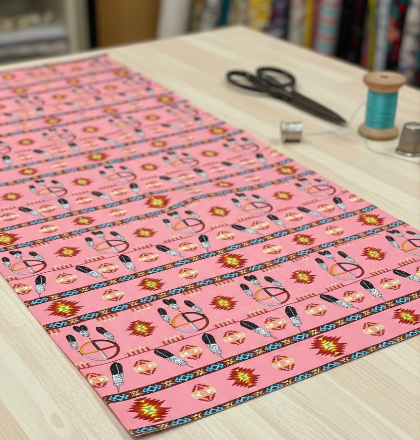 Medicine wheel cotton  Fabric