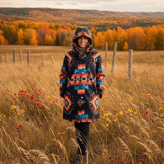 Manteau 3/4 Native (Night Star)