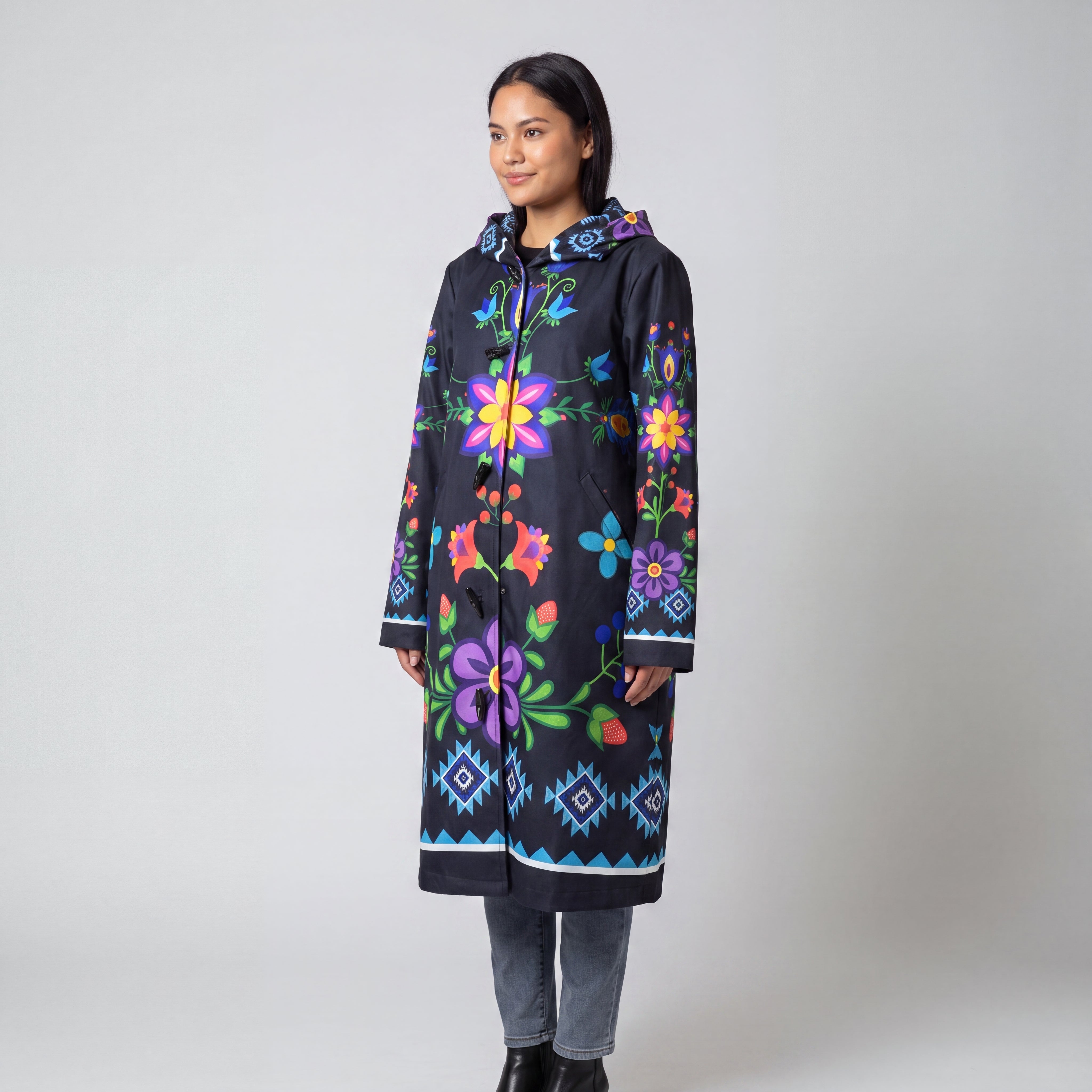 OLDTRIBES™ Violet Growth Long Coat