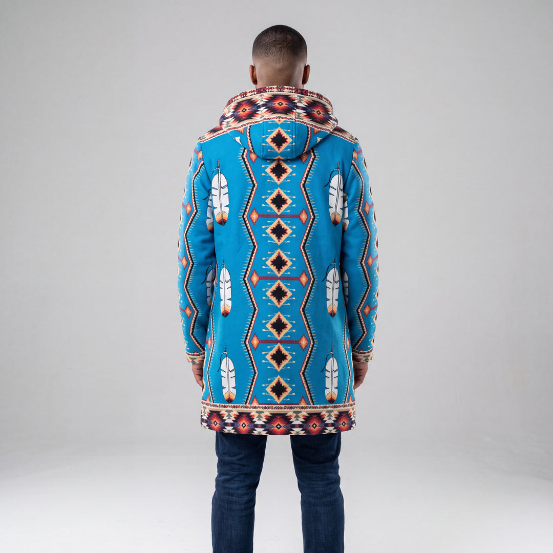OLDTRIBES™ Sky Blue Long Coat