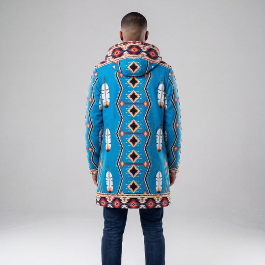 OLDTRIBES™ Sky Blue Long Coat