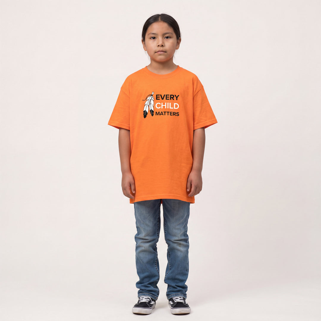 Every Child Matters Shirt (Feathers)