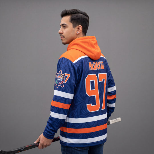 OLDTRIBES™ Heritage Orange &amp; Blue Hoodie