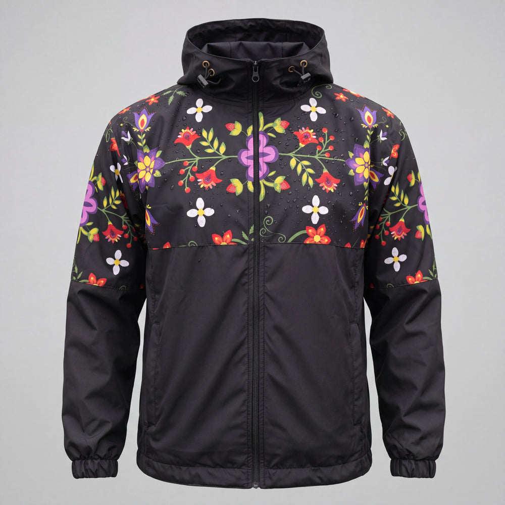 OLDTRIBES™ Midnight Bloom Windbreaker