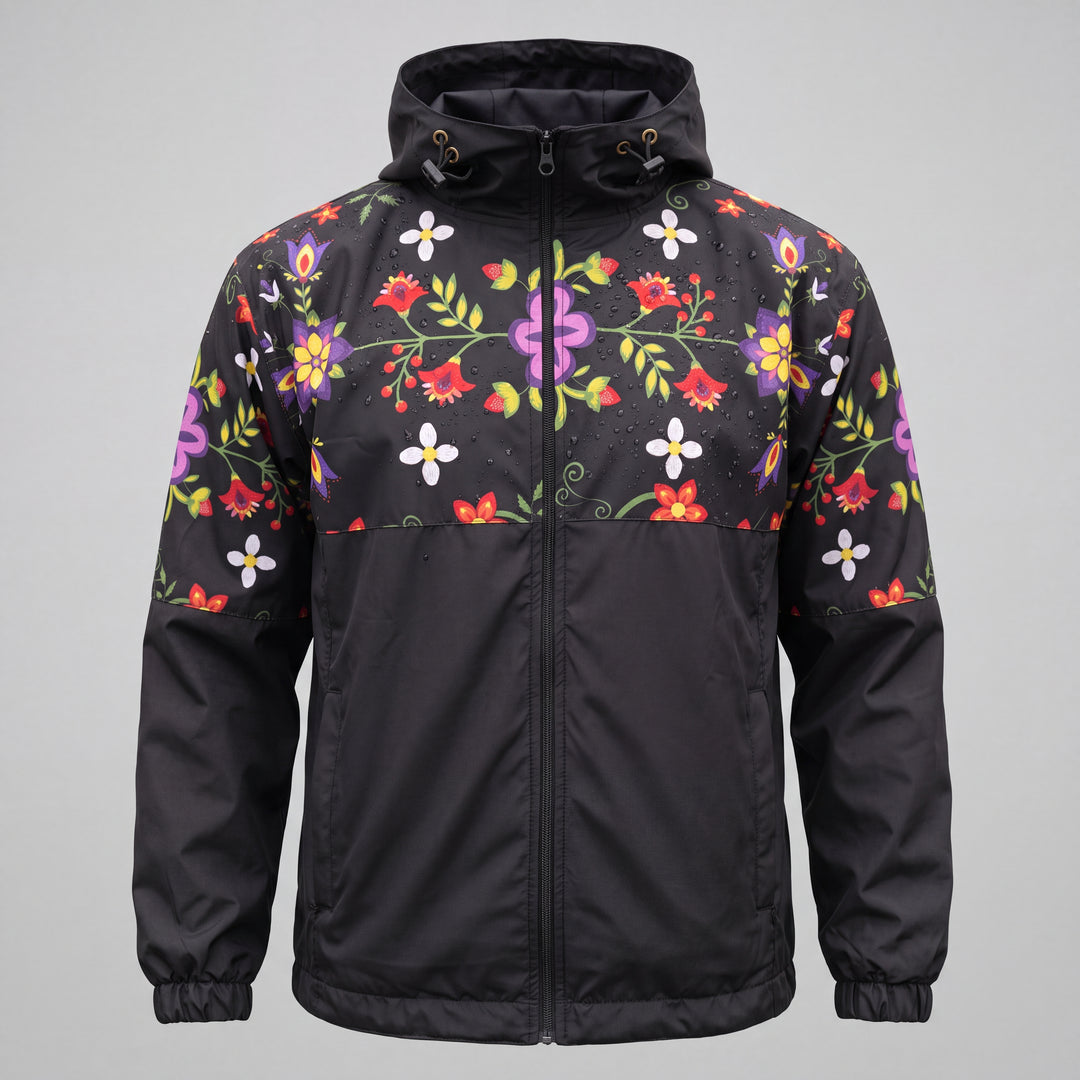 OLDTRIBES™ Midnight Bloom Windbreaker