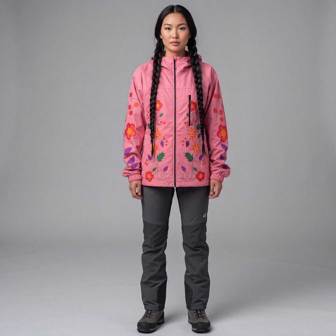 OLDTRIBES™ Pink  Spring Blossom Windbreaker