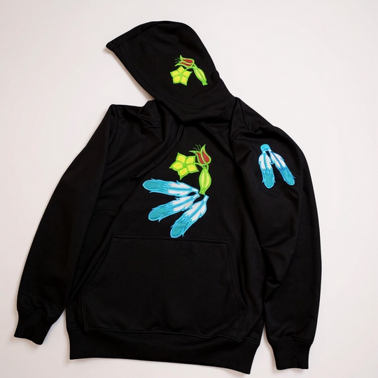 Embroidered Hoodies (Feather)